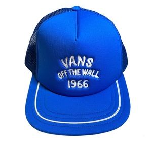 Vans off the wall 1966 Blue SnapBack cap hat one size